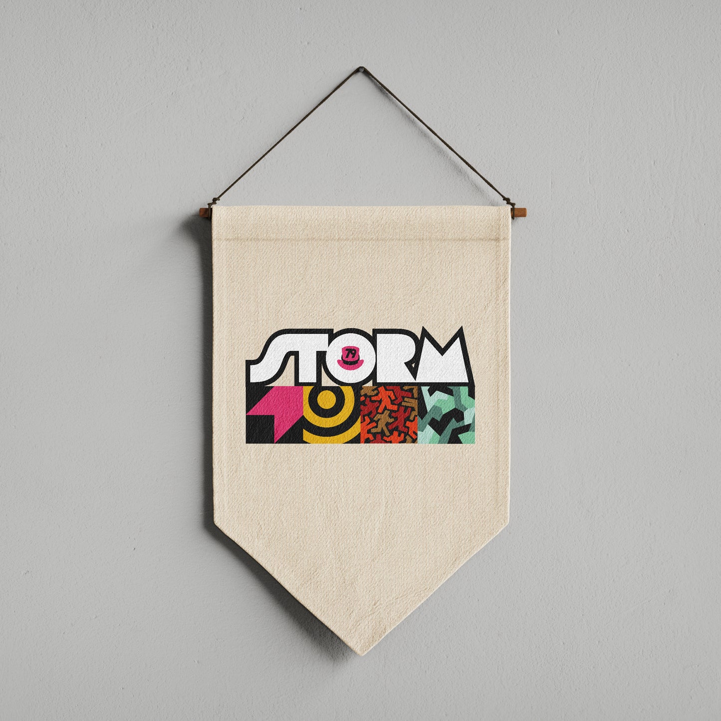 Storm Stacey Pattern – Wall Flag