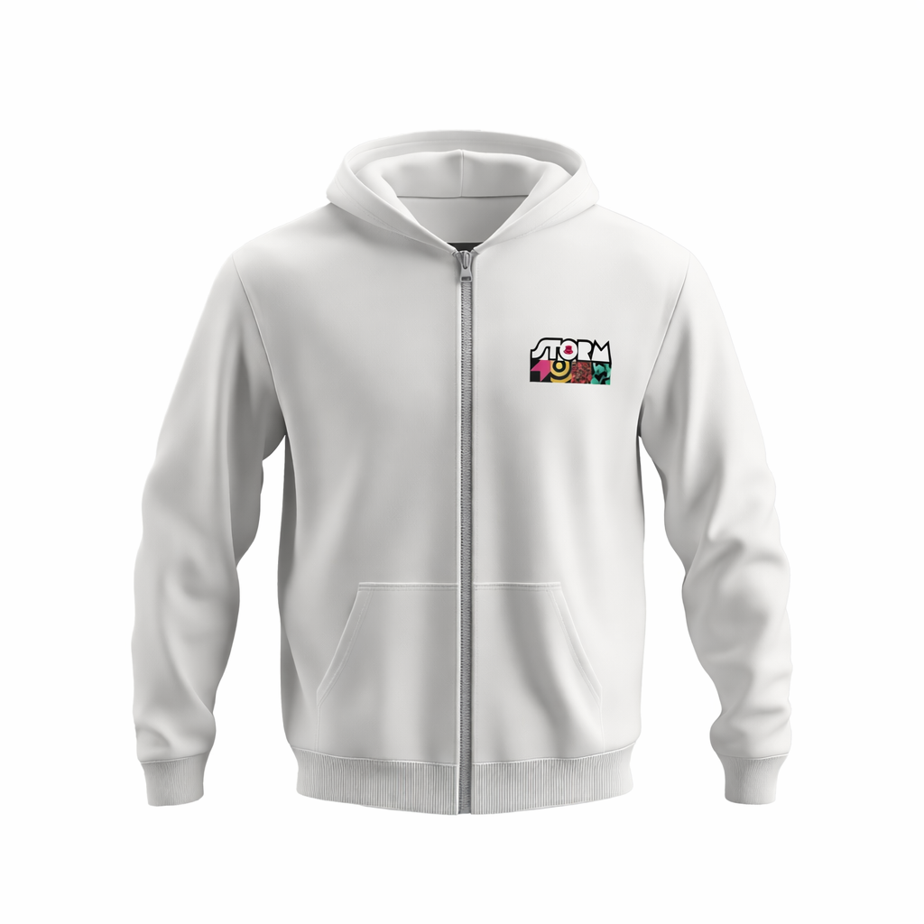 Storm Stacey Zipped Hoodie Storm Pattern
