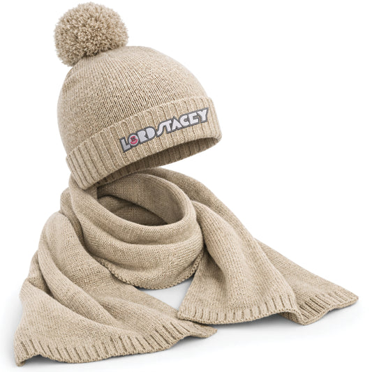 Lord Stacey Hat & Scaf Set