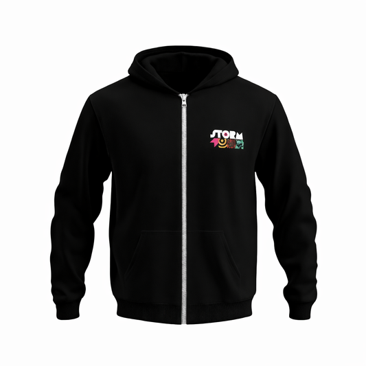 Storm Stacey Zipped Hoodie Storm Pattern