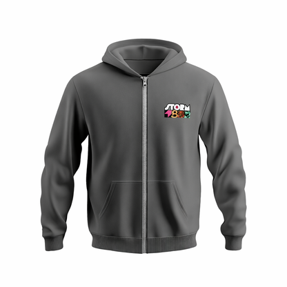 Storm Stacey Zipped Hoodie Storm Pattern