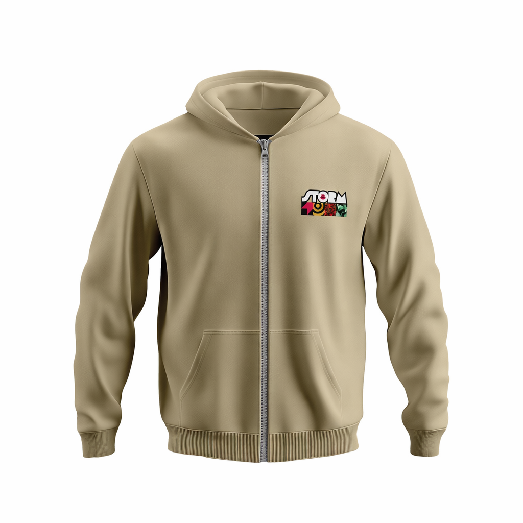 Storm Stacey Zipped Hoodie Storm Pattern