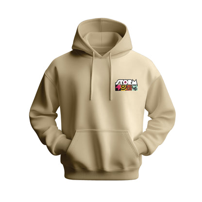 Premium unisex Storm Stacey hoodie inspired by British Superbike racing. 280gsm fleece, sustainable fabric, S–5XL. Official merch.